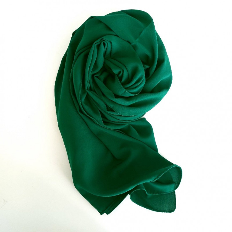 hijab soie de Médine vert menthe