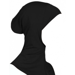 cagoule coton sous-hijab noir